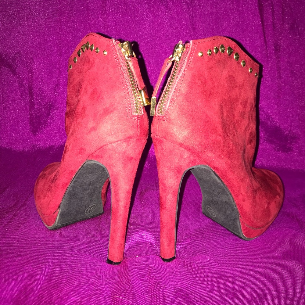 Mossimo Red Booties - Picture 2 of 2